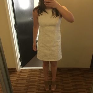 WHITE LILLY PULITZER MILAN SHIFT DRESS SIZE 8